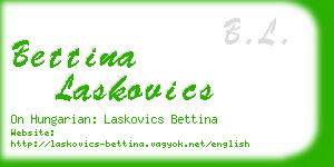 bettina laskovics business card